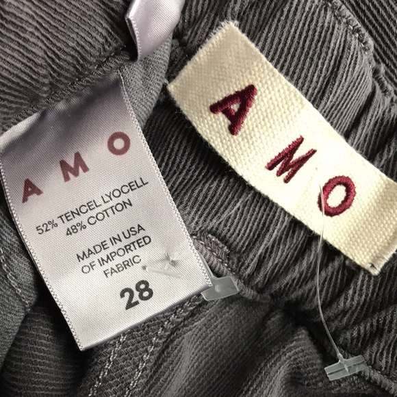 AMO Drapey Trouser in Washed Black 28 - Picture 12 of 14